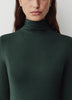 Long-Sleeve Mock-Neck Top