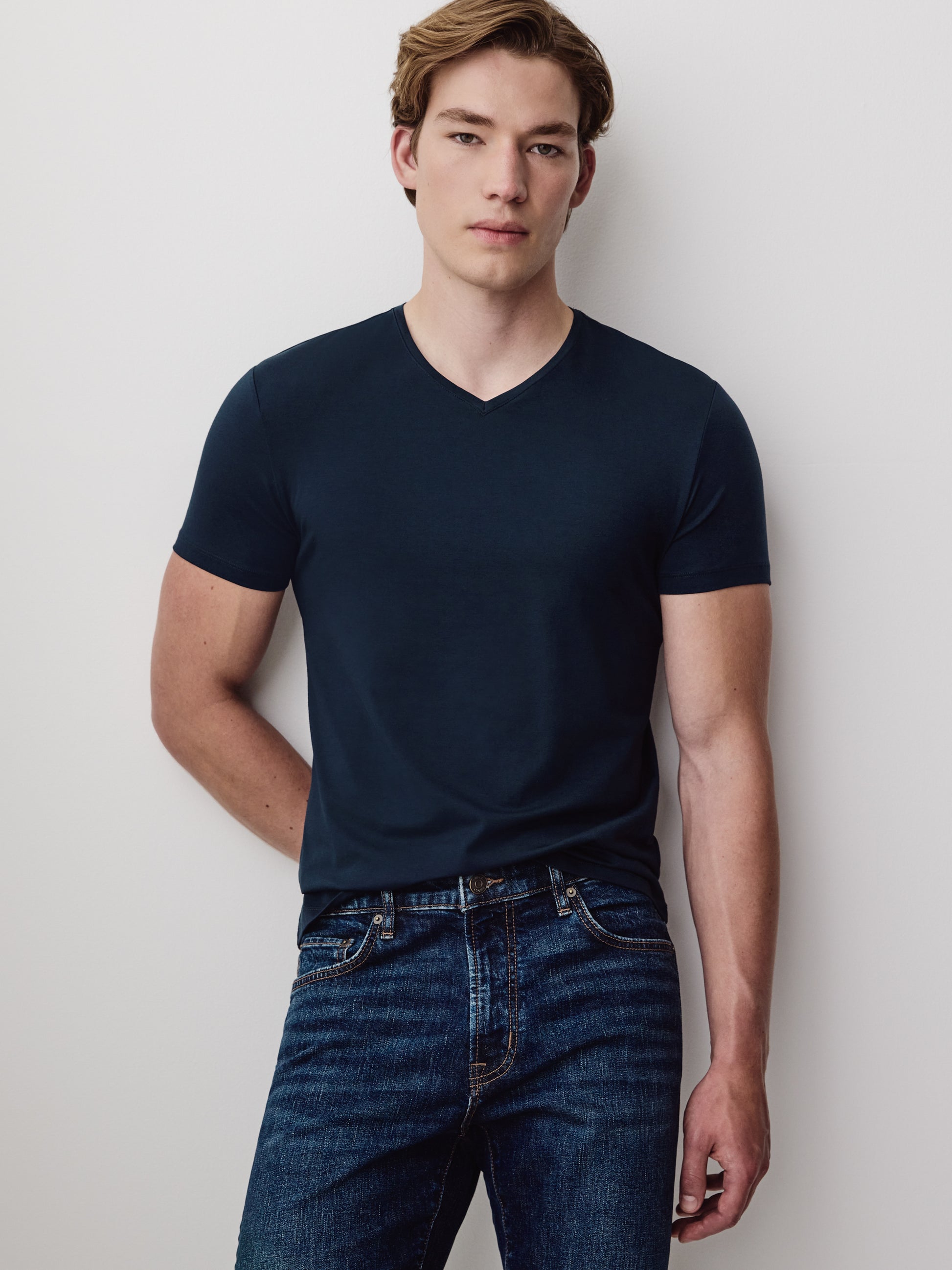 Supima Cotton (R) V-Neck T-shirt