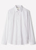 Slim Fit Cotton Shirt Brown Micro Geo