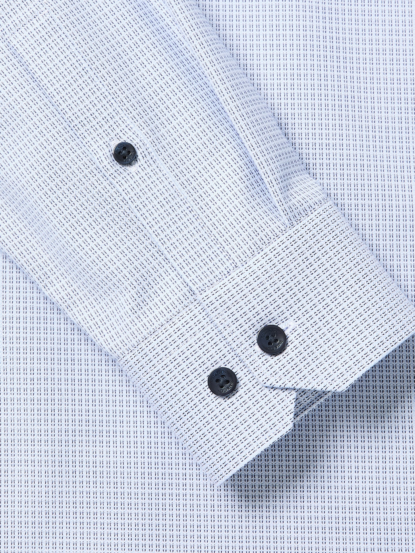 Chemise Habillée Bleue Pâle à Coupe Étroite en Dobby