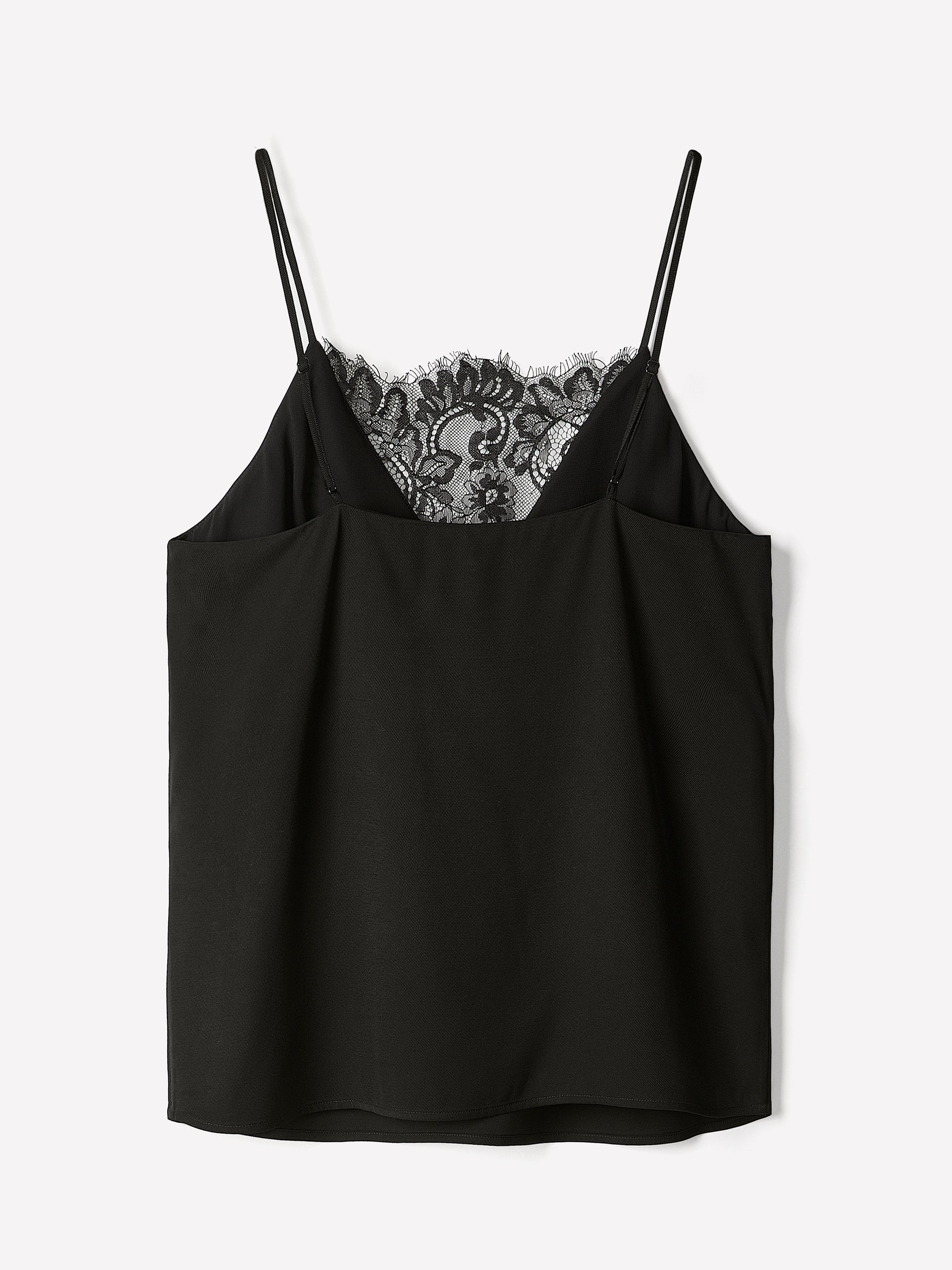 Woven Lace Cami Top