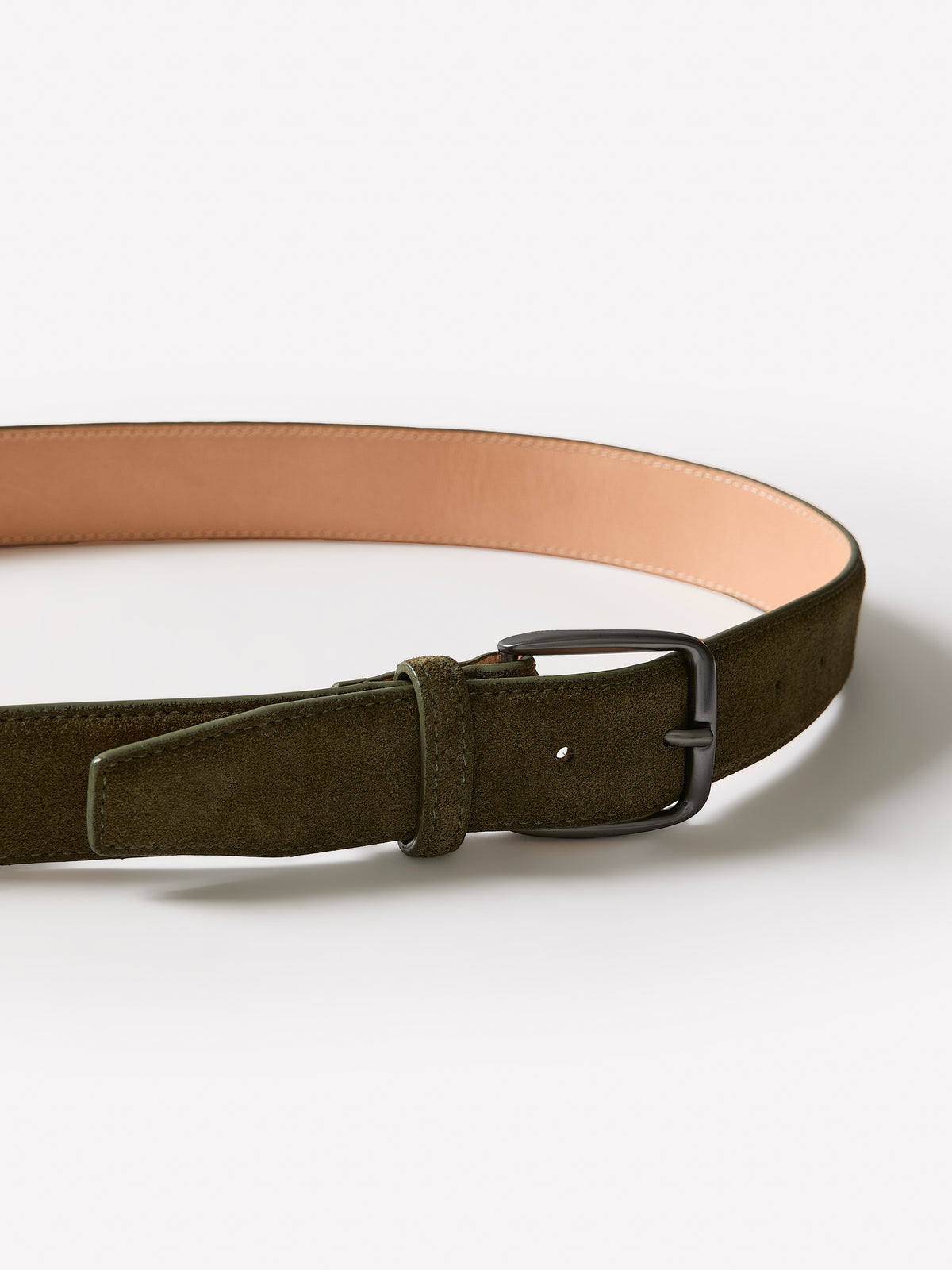 Leather Belt 33mm Width Mens