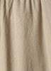 Linen-Blend Pants with Elastic Waistband and Drawstring