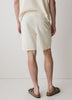 Mens Knit Textured Cotton Blend Shorts