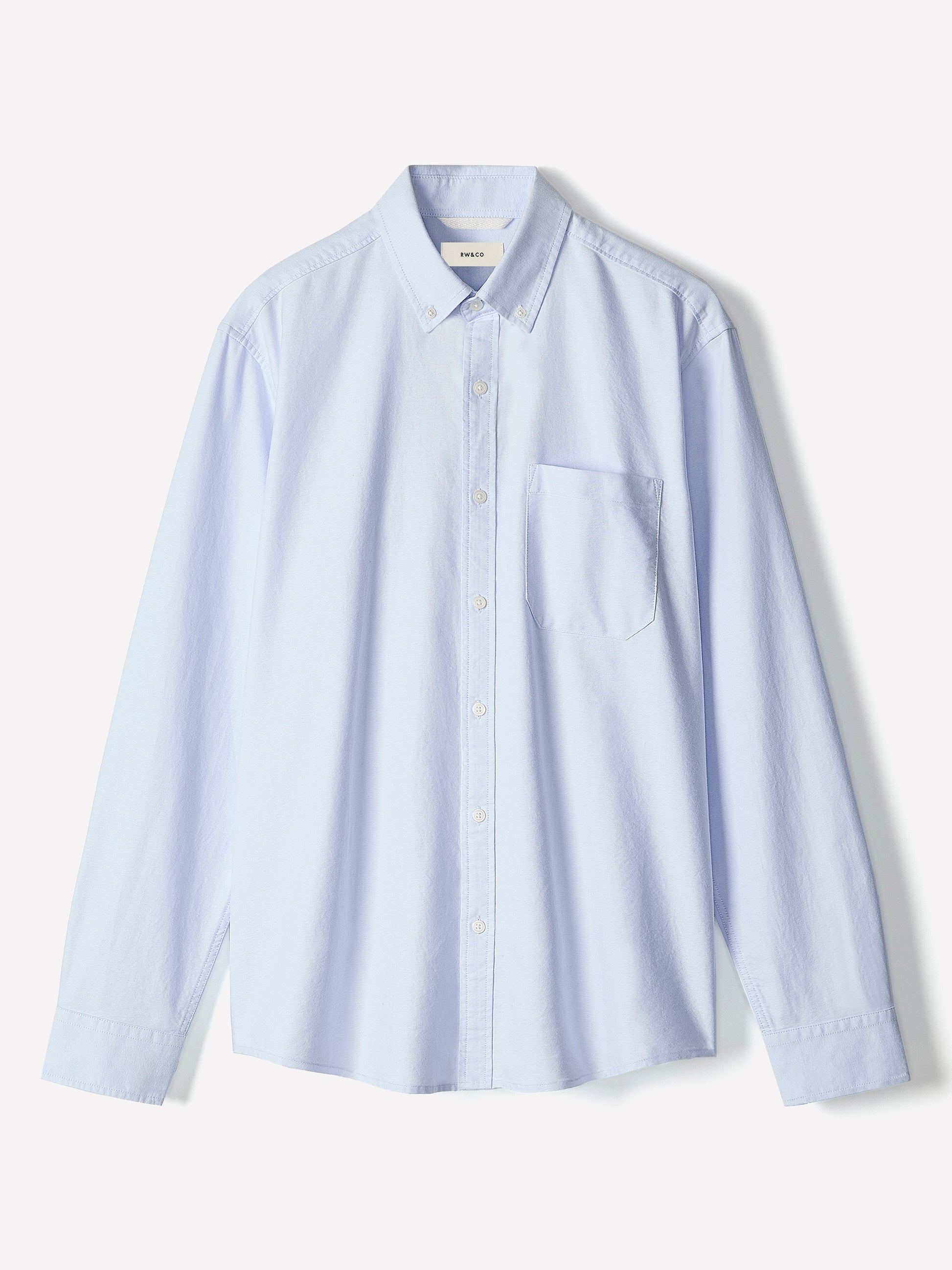 Tailored Cotton Oxford Shirt Long Sleeve