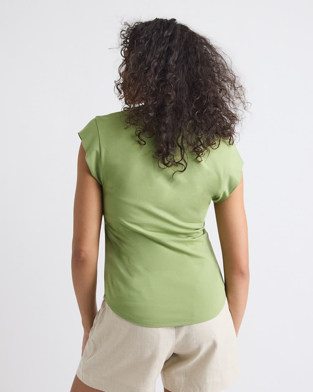 Classic-Fit Short-Sleeve V-Neck T-Shirt