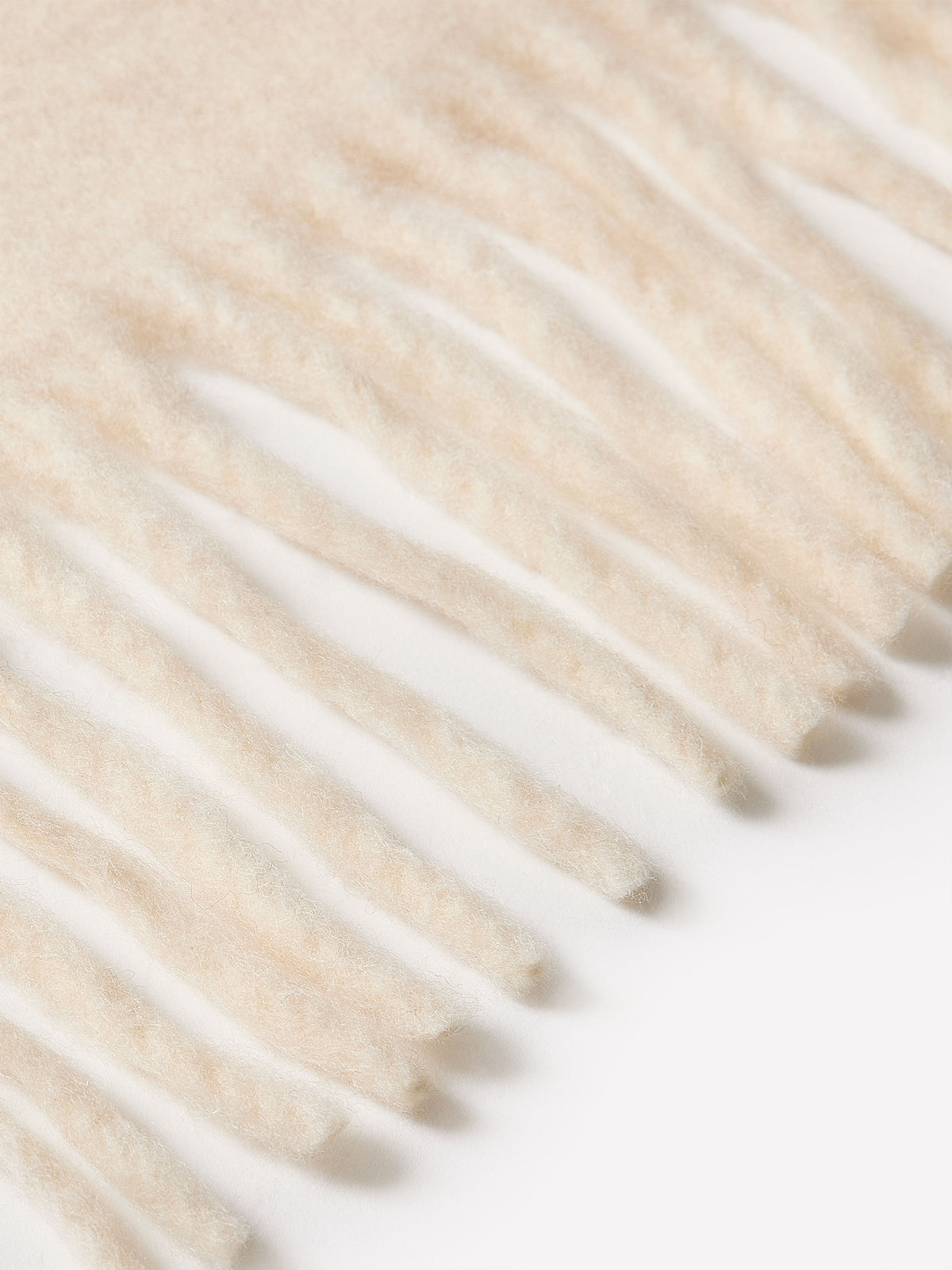 Woven Brushed Wool Blend Oblong Scarf