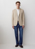 Slim Fit Knit Blazer