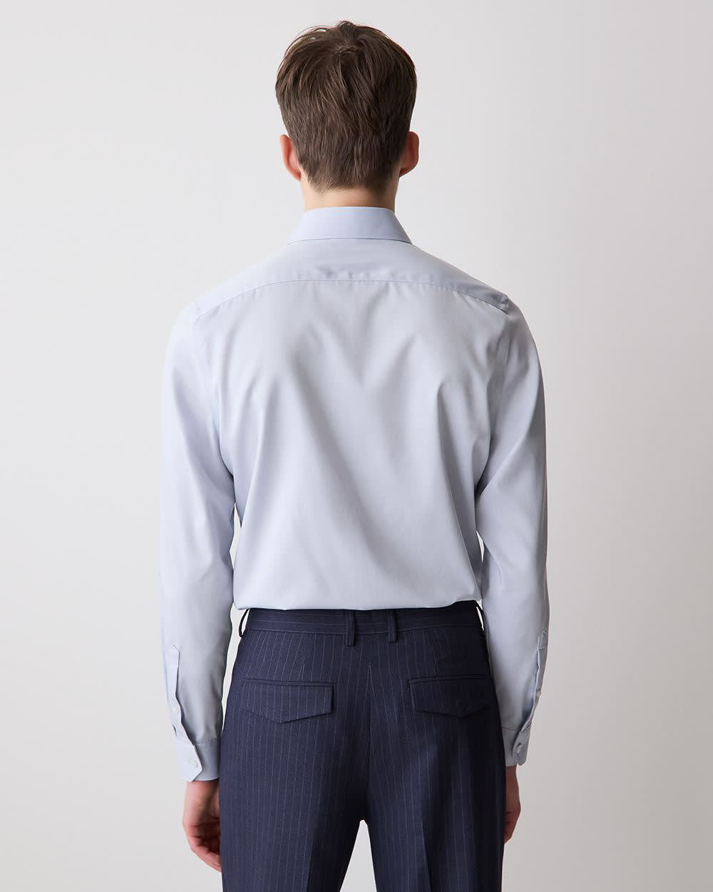 Chemise Habillée Style Denim à Coupe Ajustée