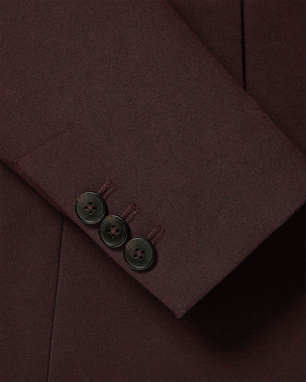 Veston Ajusté à Trois Boutons