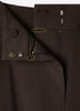 Twill High-Rise Barrel Ankle Pant