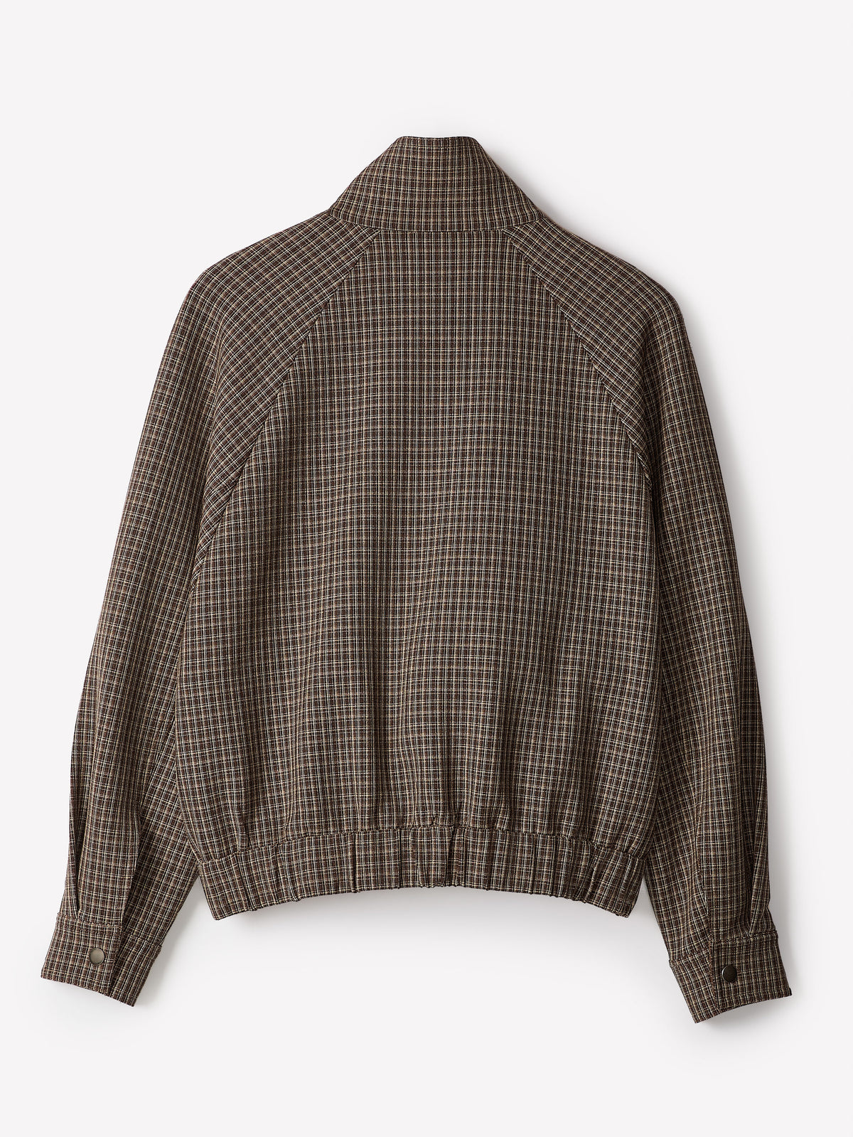 Plaid Bomber Jacket