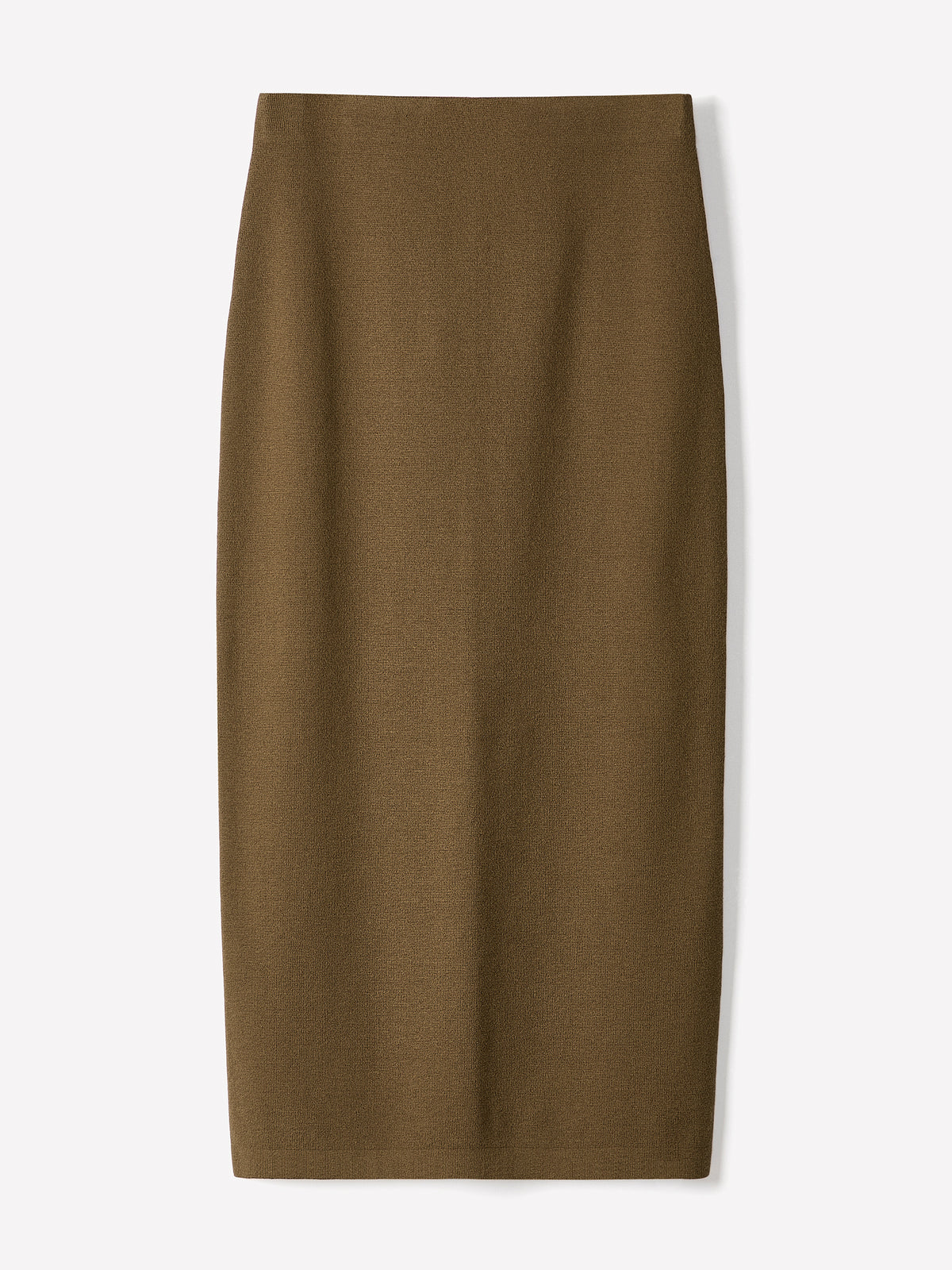 Knitted Pencil Midi Skirt