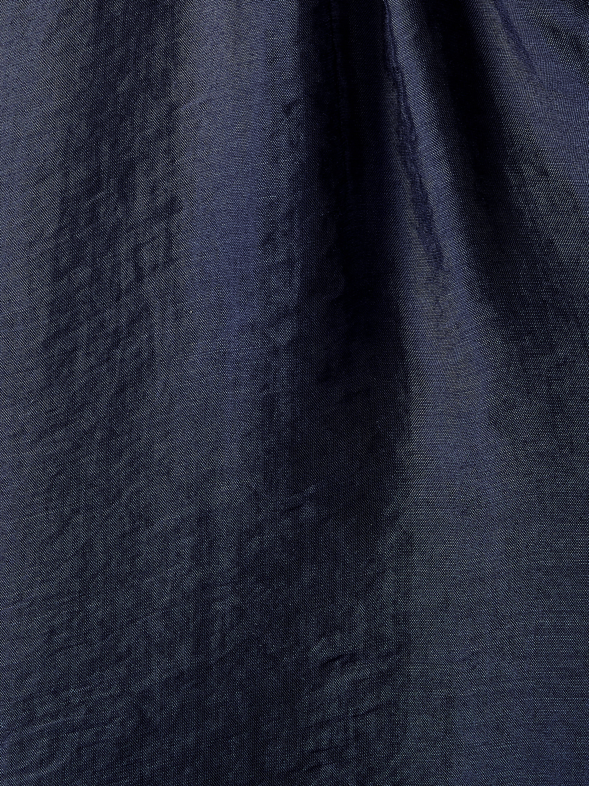 Woven Lyocell Voile Puff Sleeve Blouse