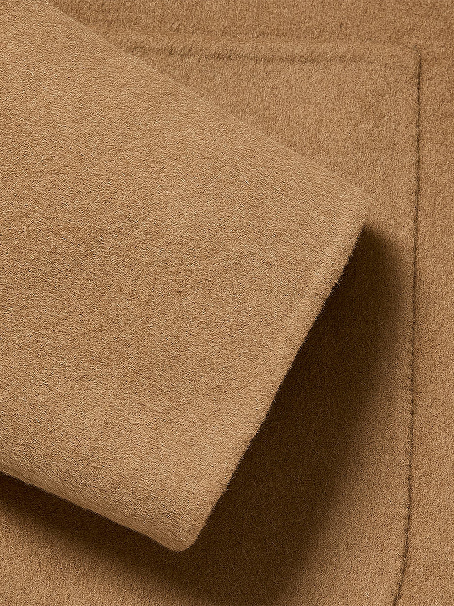 Double Face Long Coat with Belt