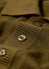 Merino Wool Polo Sweater Short Sleeve