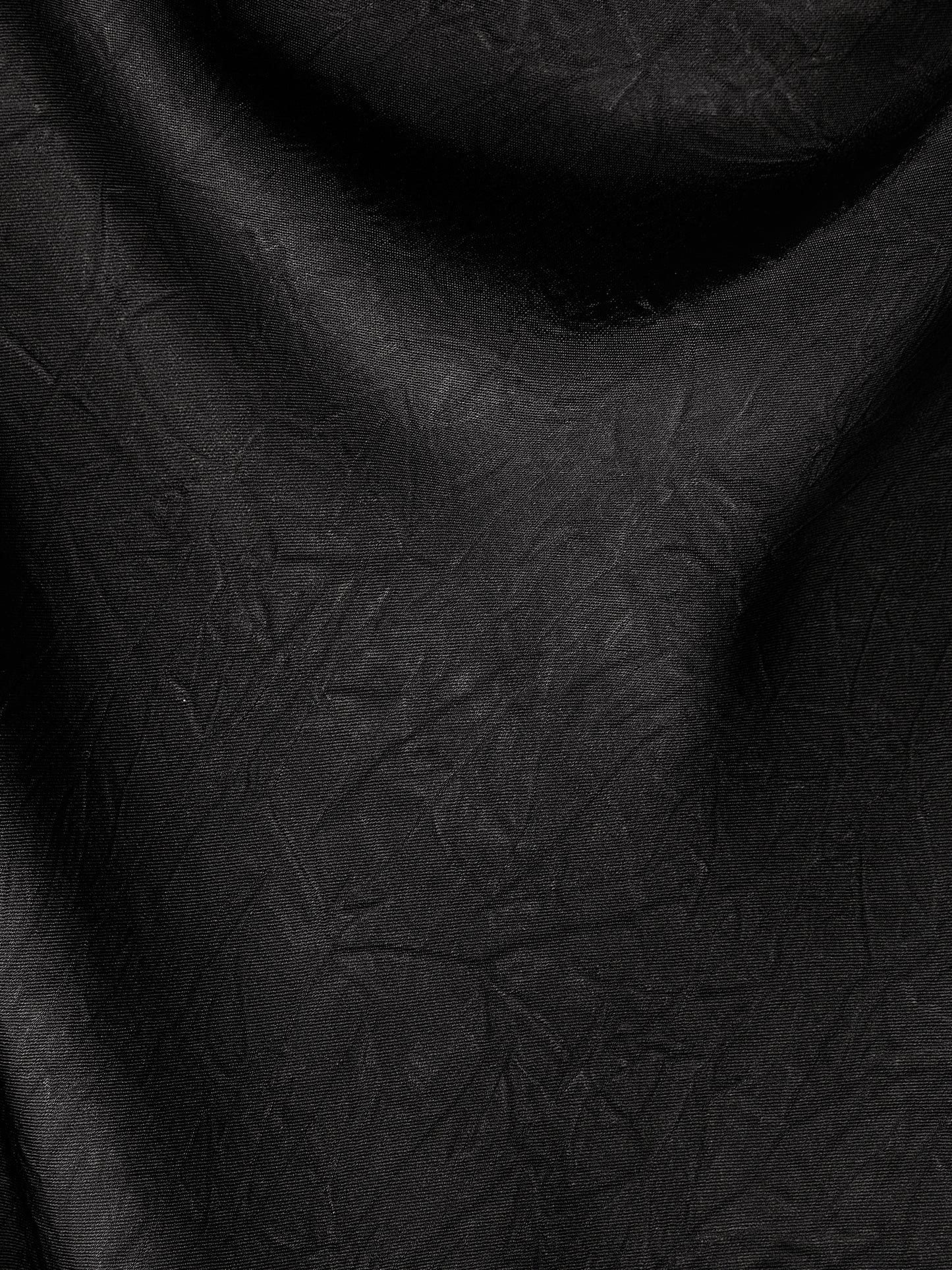 Satin Long-Sleeve Draped Midi Dress