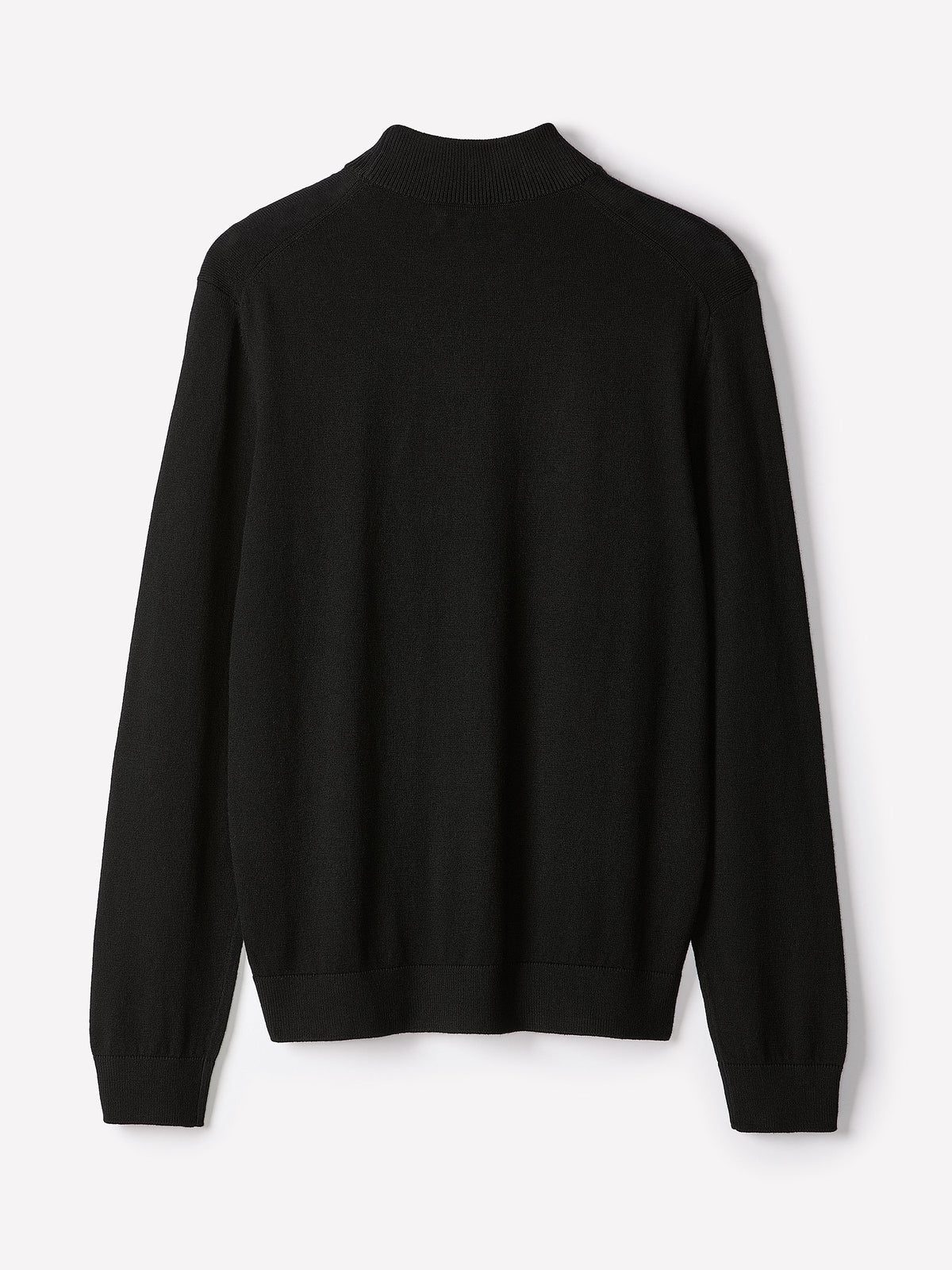 Long Sleeve Mock Neck Pullover Sweater Cotton Blend