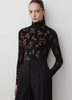 Long-Sleeve Mock-Neck Top