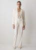 Linen-Blend Blazer