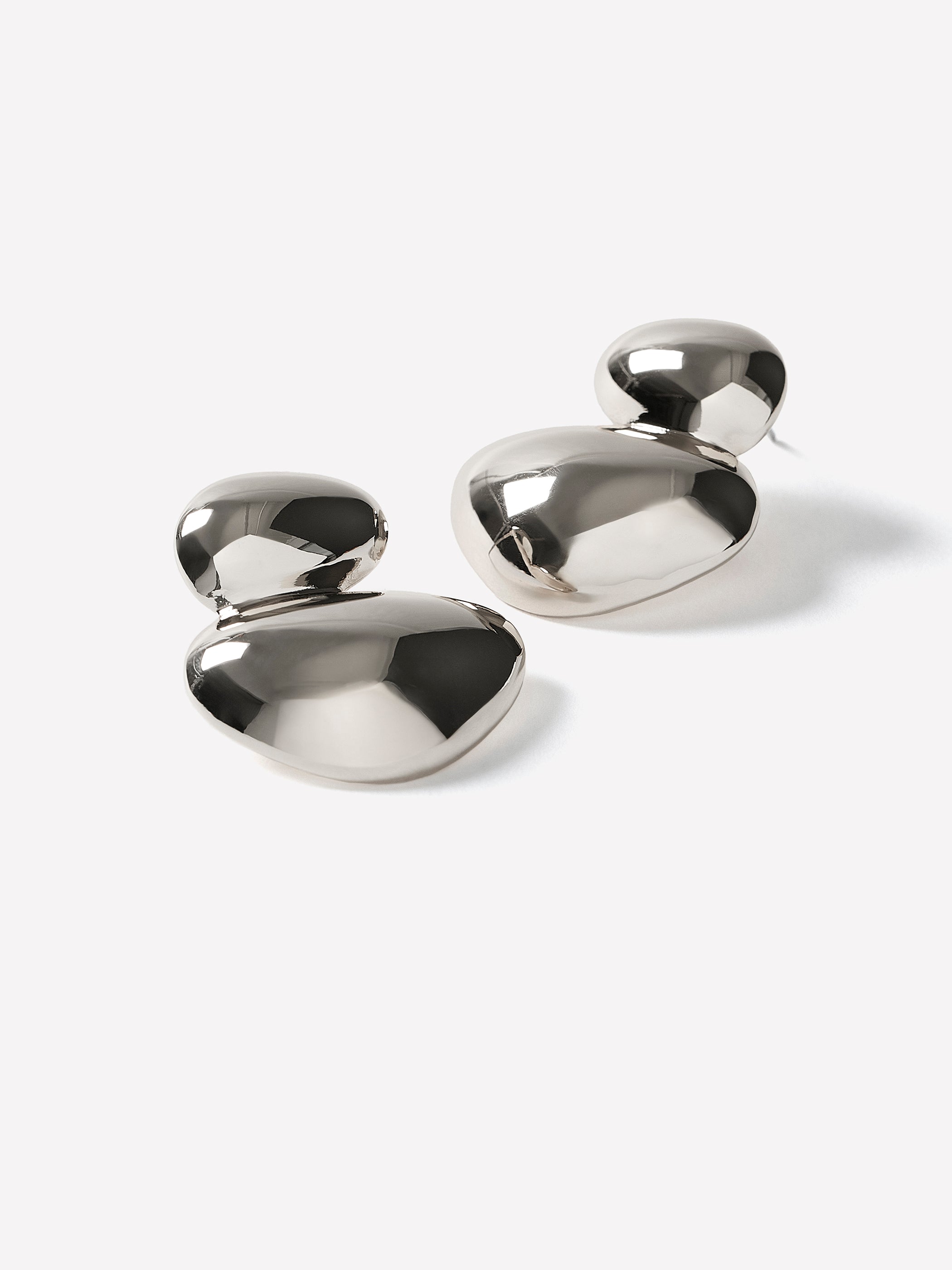 Statement Sculptural Metal Earrings