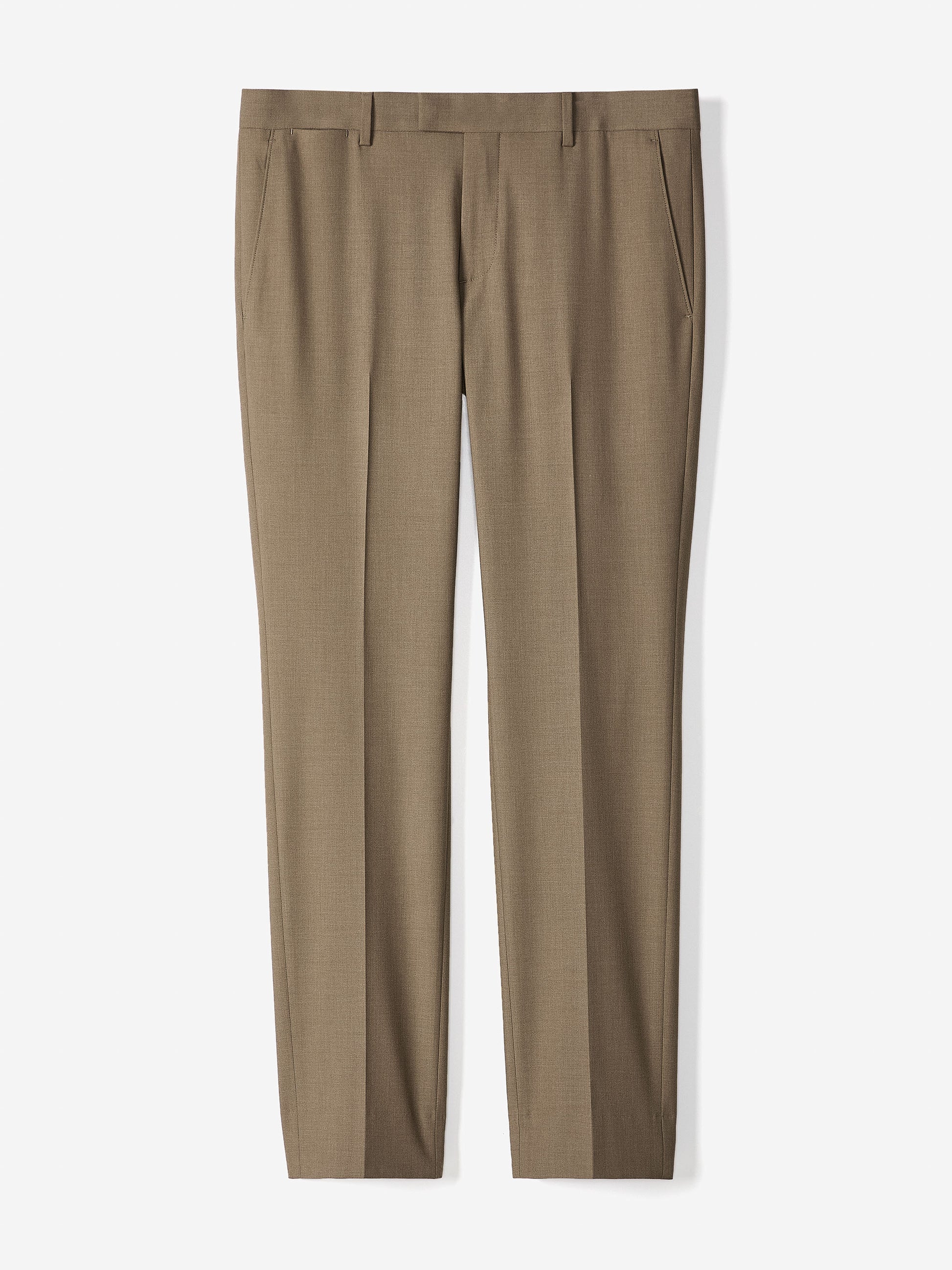 Slim Fit Woven Pant Dark Sand