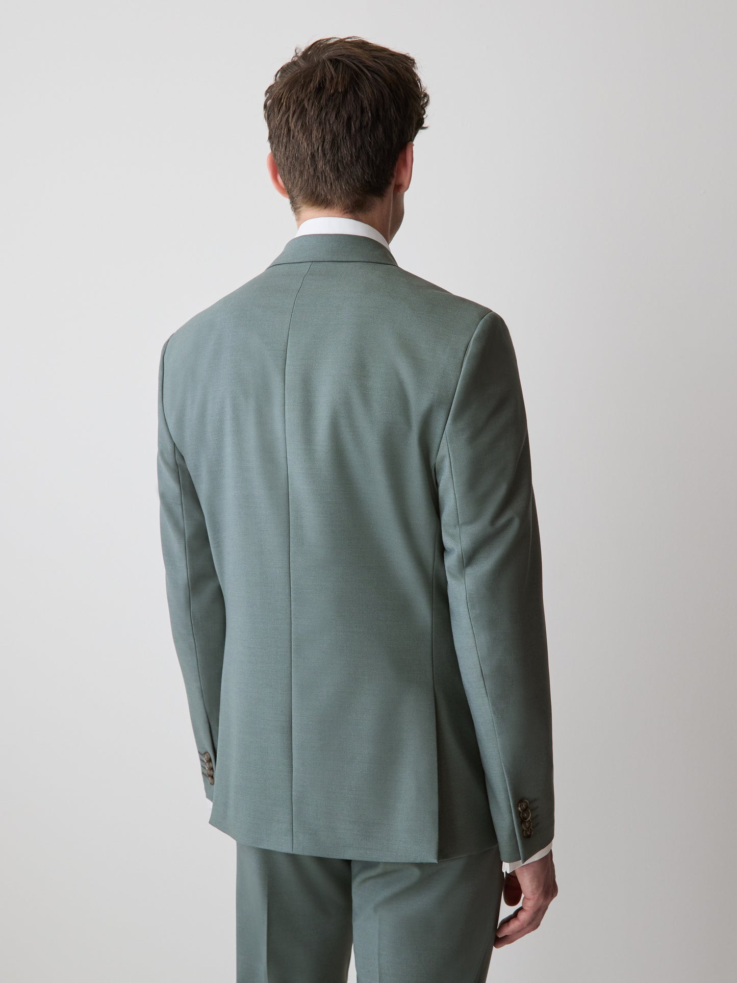 Slim-Fit Agave Suit Blazer