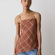 Woven Chiffon Asymmetric Cami Top