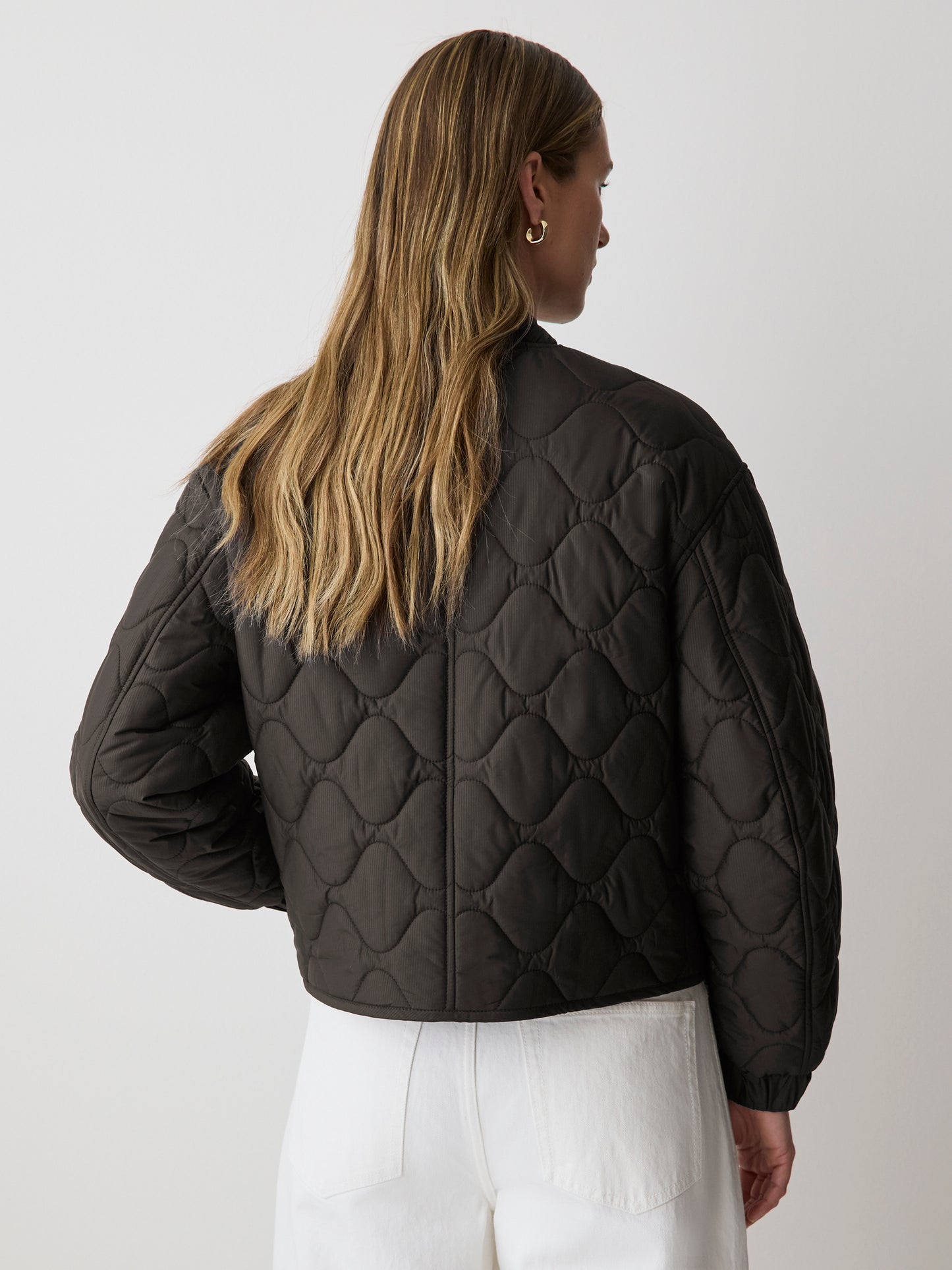 Quilted Bomber Jacket