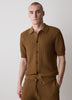 Short-Sleeve Shirt Sweater