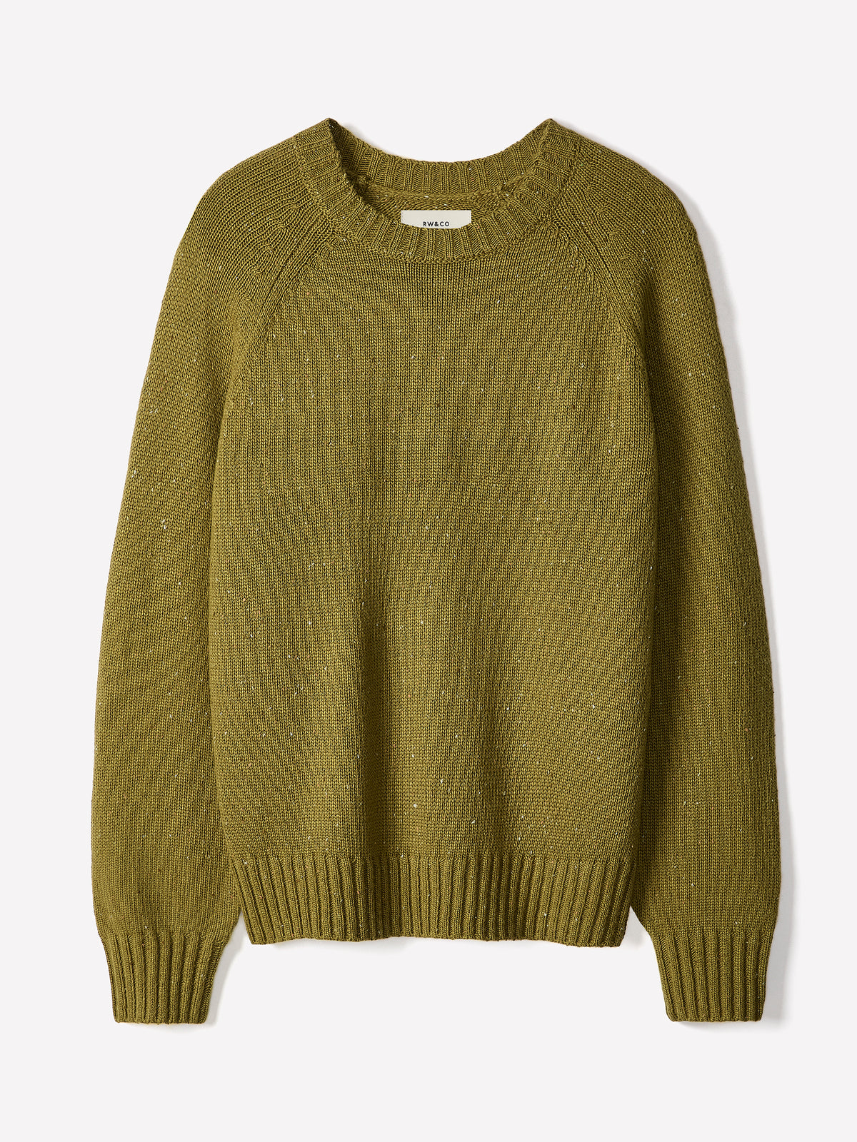 Crew Neck Sweater with Acrylic Cotton Wool Blend