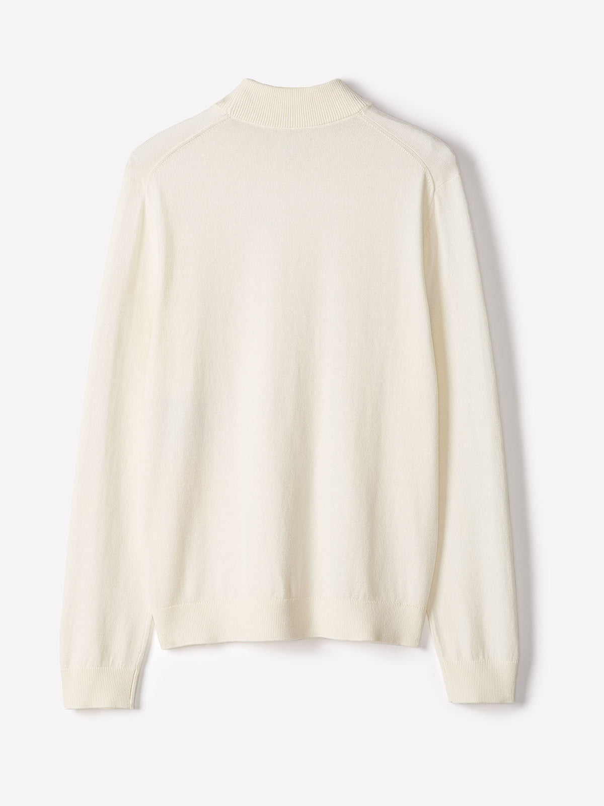 Long Sleeve Mock Neck Pullover Sweater Cotton Blend