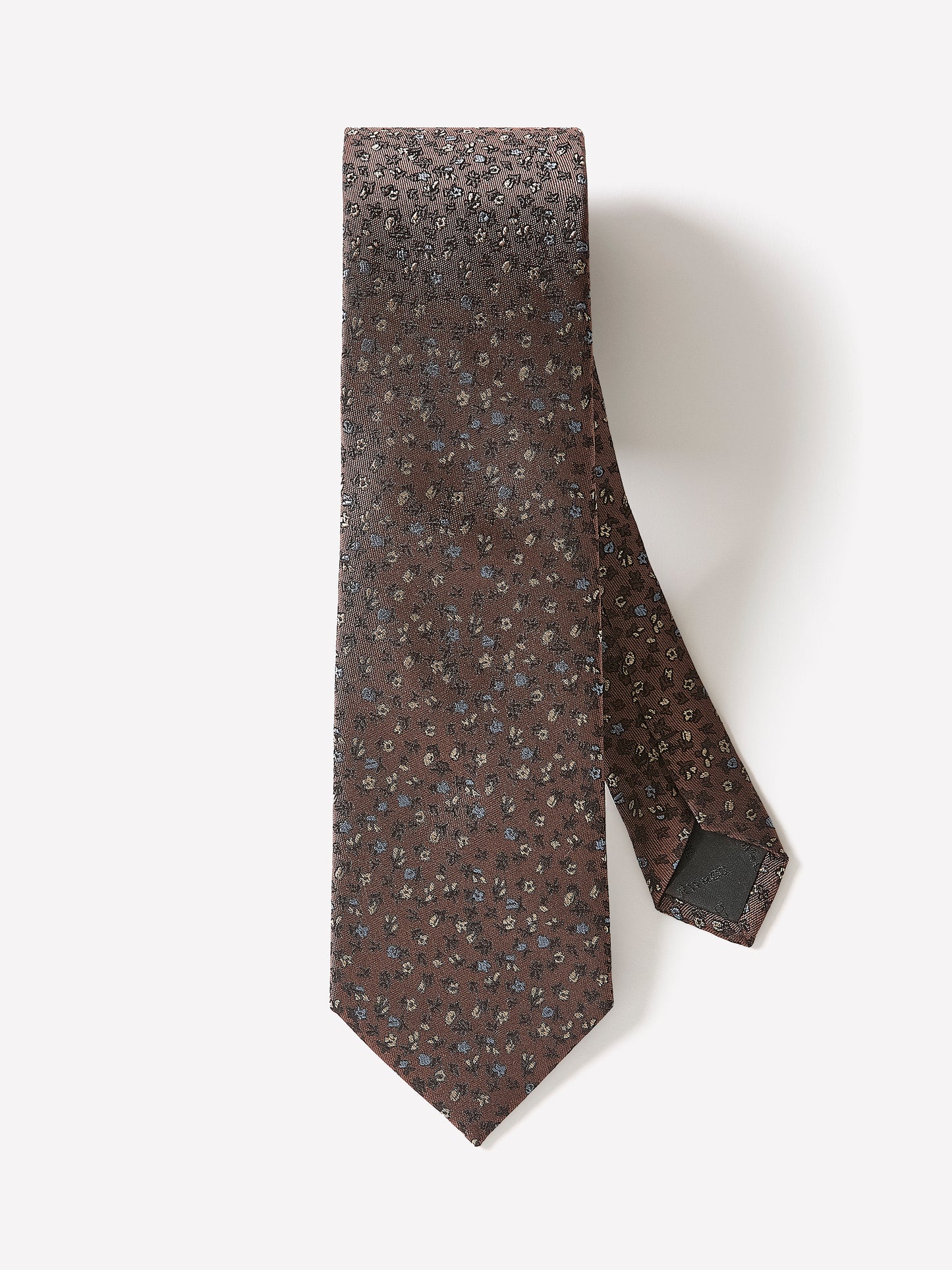 Men's Silk Woven Floral Tie Regular Small