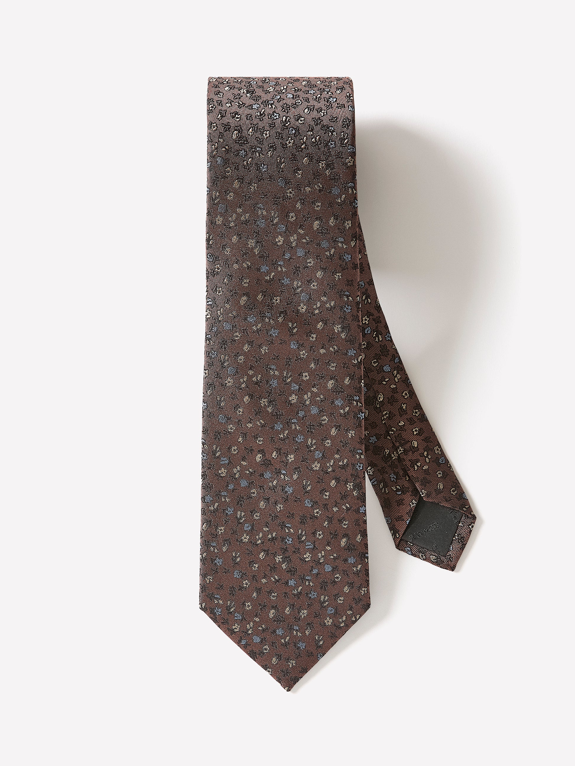 Men's Silk Woven Floral Tie Regular Small