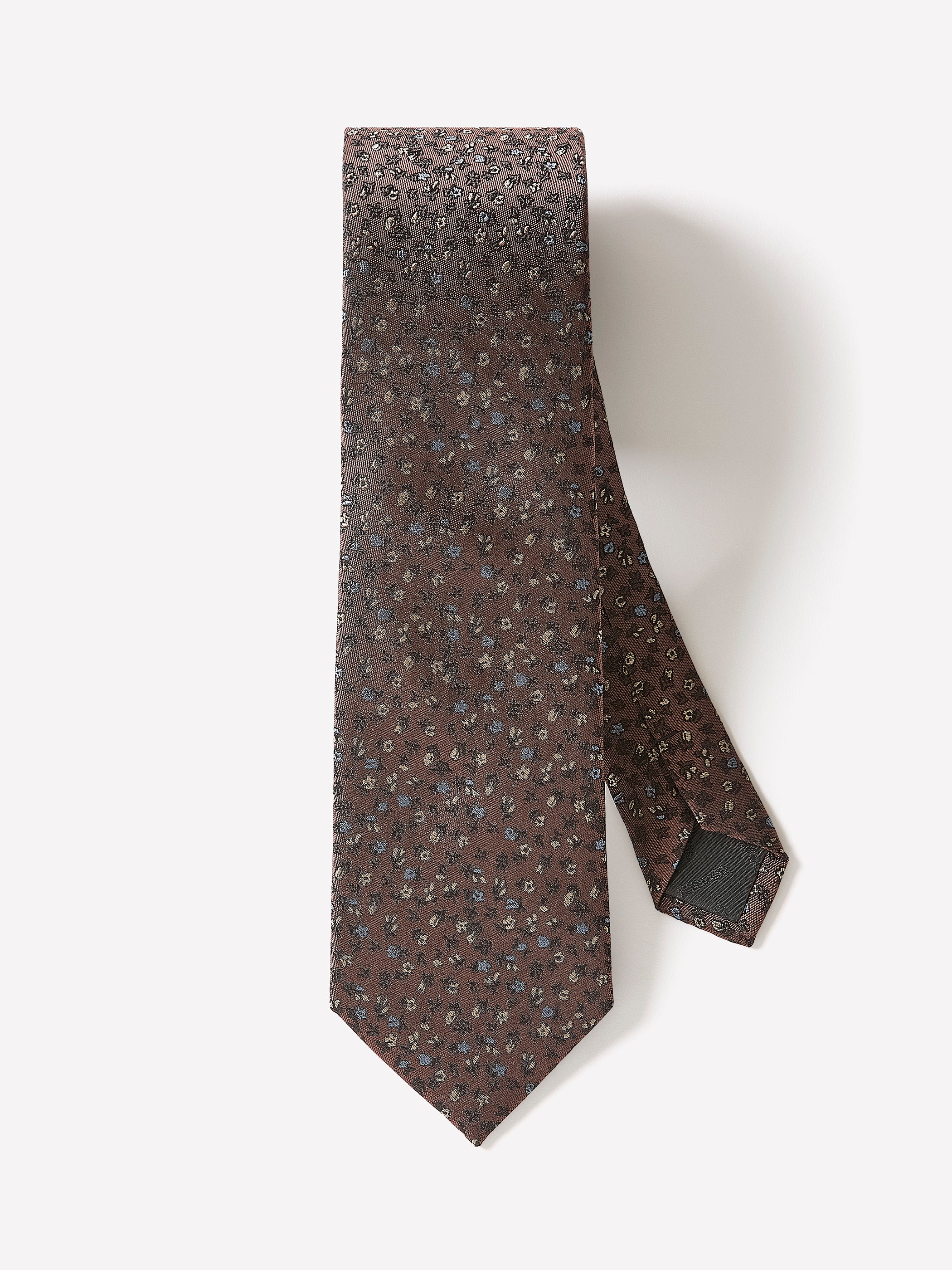 Men's Silk Woven Floral Tie Regular Small
