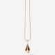 Long Necklace With Sculptural Pendant