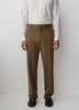 Mens Straight Fit Wool Blend Pant Burnt Moss