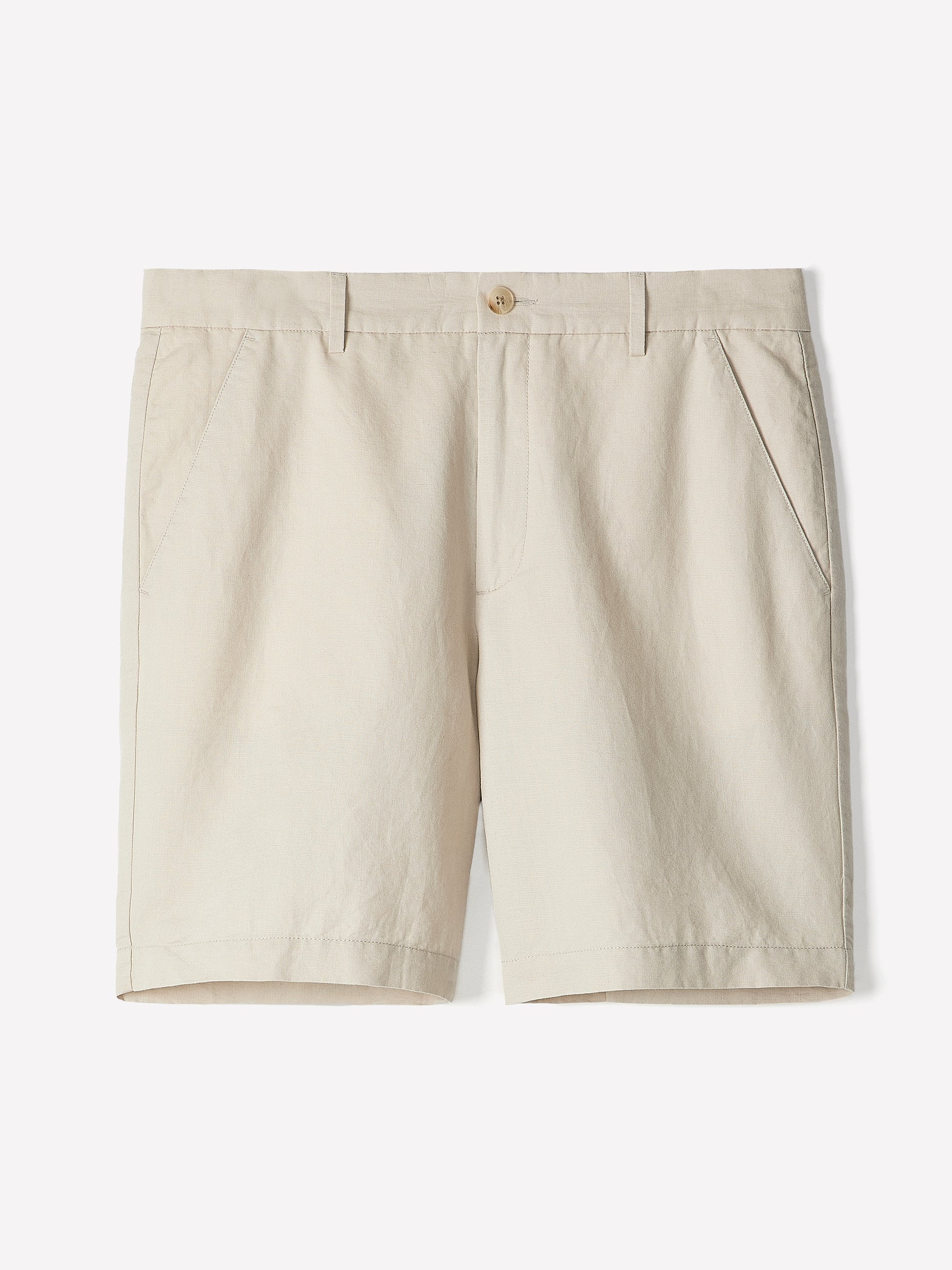 Linen-Blend Shorts