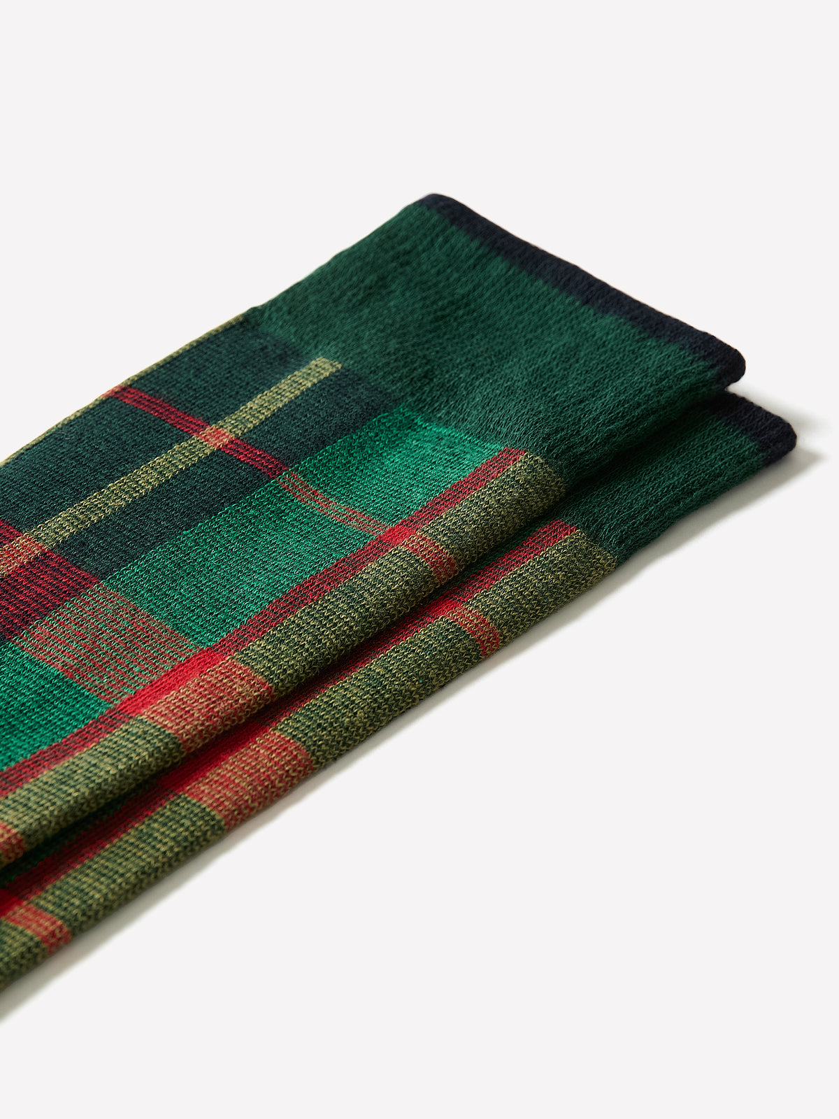 Plaid Cotton Blend Socks for Men
