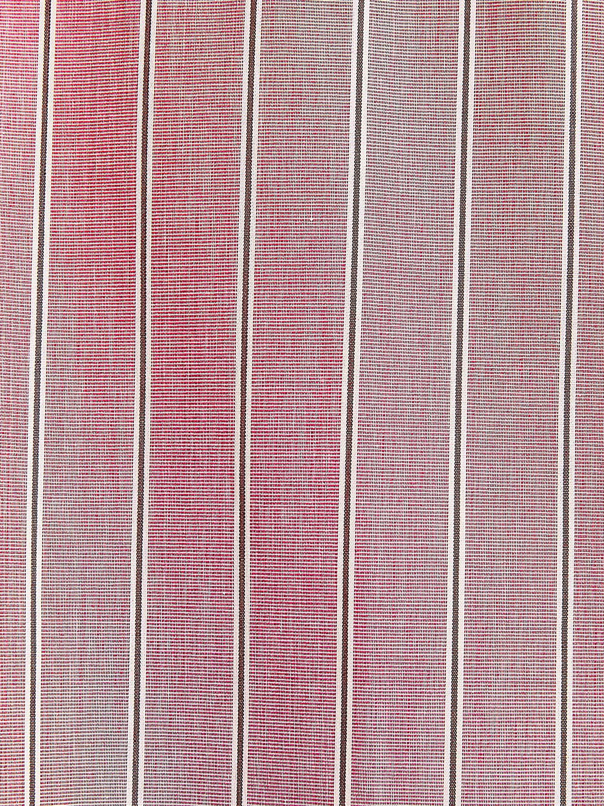 Blouse Boutonnée en Popeline Rayée à Manches Longues