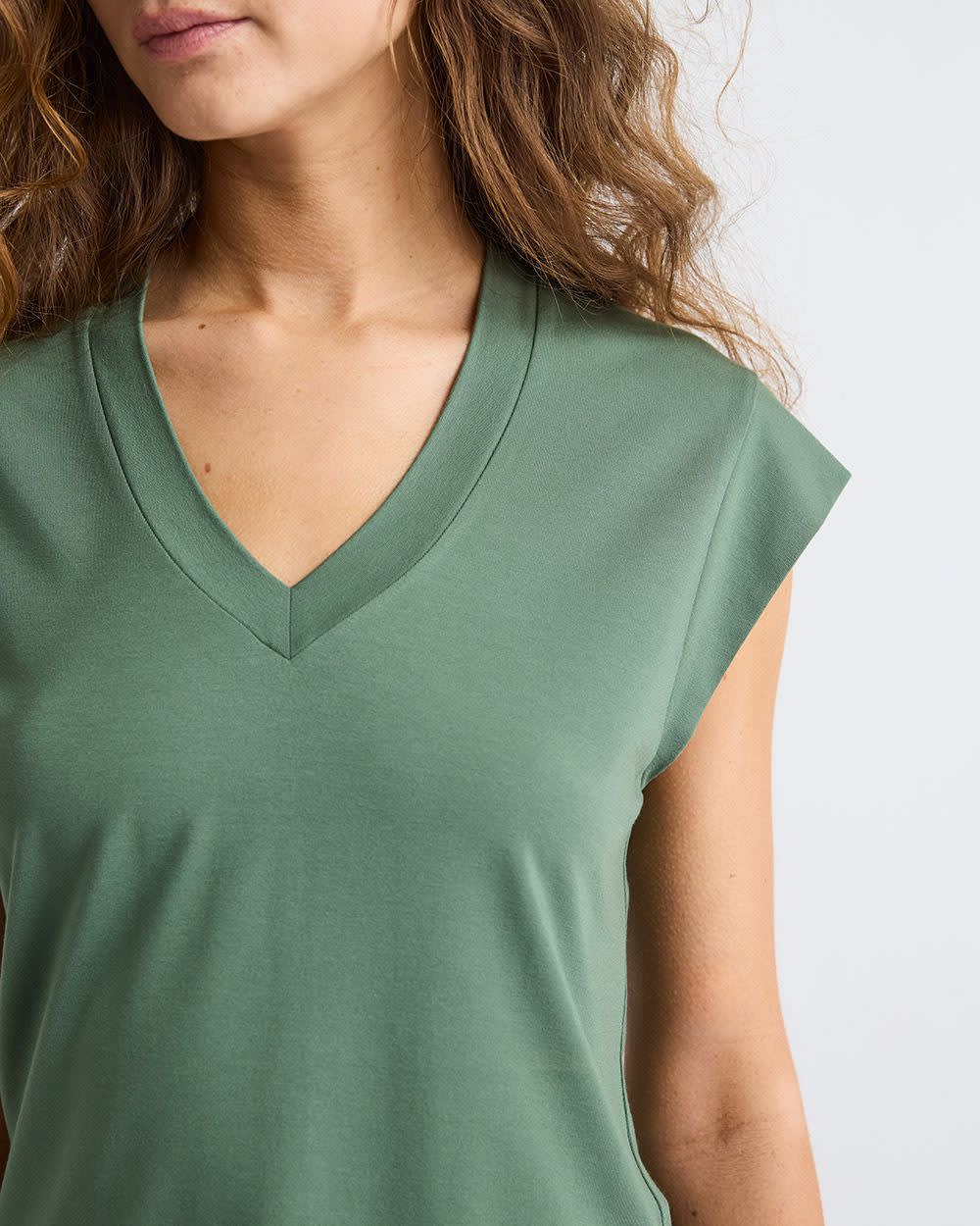 Classic-Fit Short-Sleeve V-Neck T-Shirt