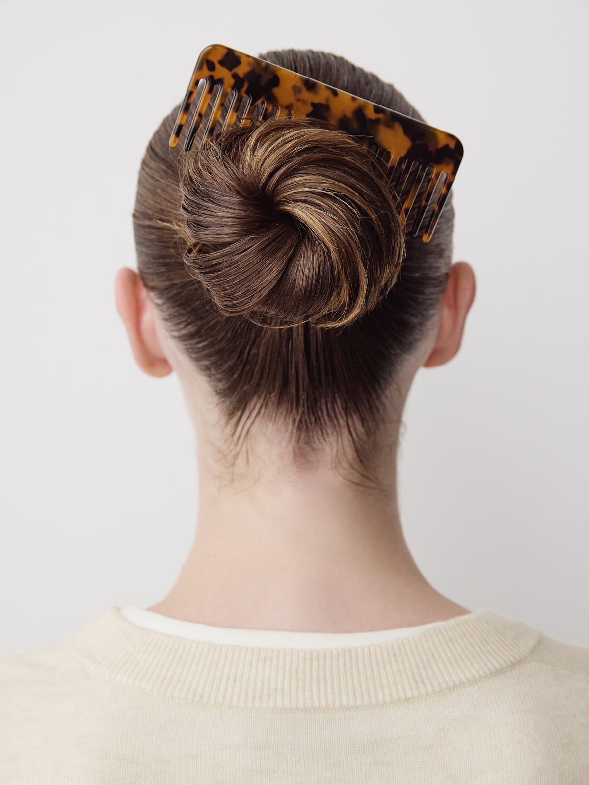Hair Comb Plastic Tortoise Acrylic Accessory