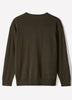 Long-Sleeve V-Neck Oversized Merino Sweater