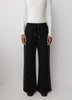 Wide Leg Knit Pant in Neoprene Scuba Fabric