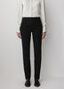 Limitless Black Mid-Rise Long Slim-Leg Signature Fit Pant
