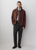 Wide-Leg Pleated Dress Pant