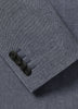 Woven Tailored Blazer in Brushed Med Blue