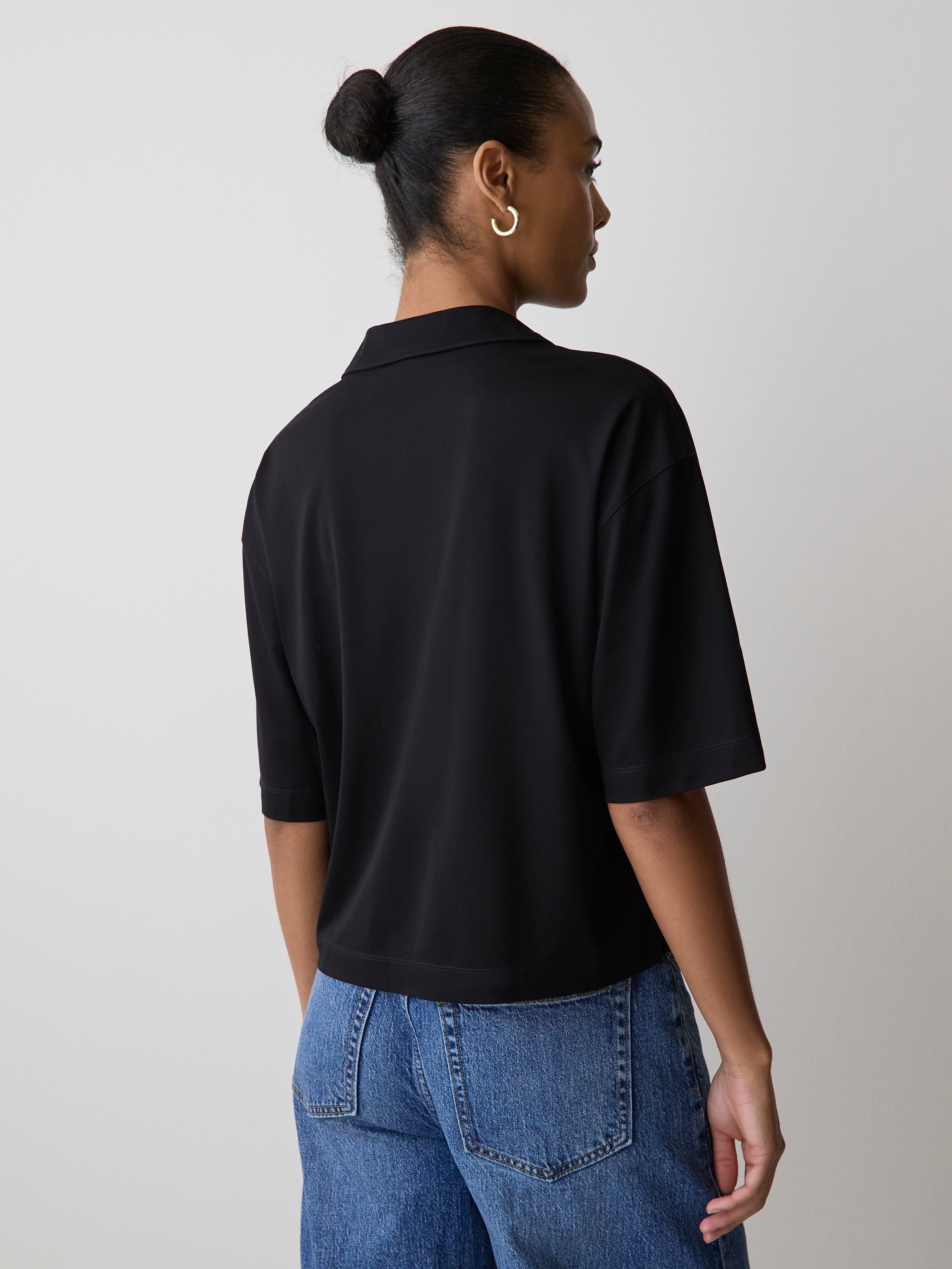 Piqué-Knit Short-Sleeve Polo