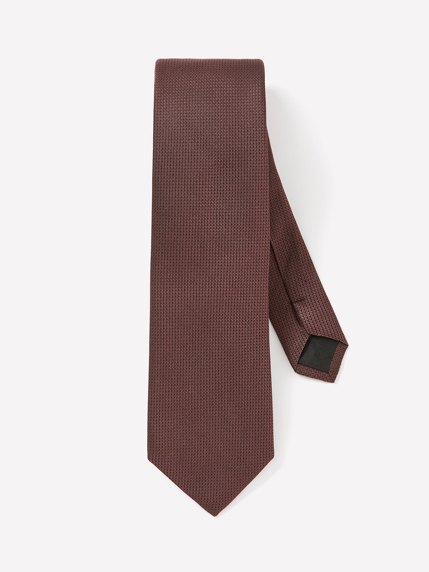 Solid Regular Textured Tie
