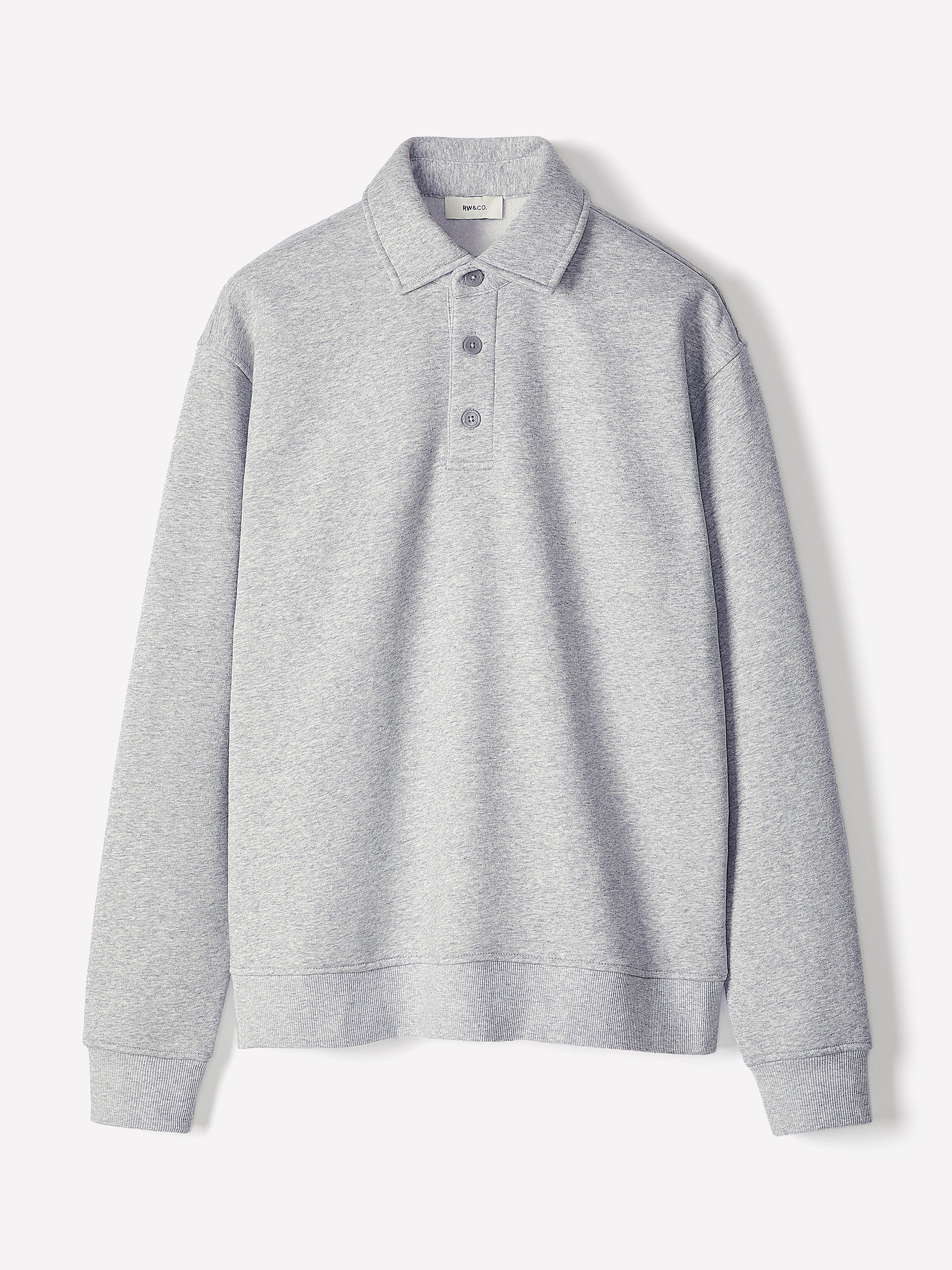 Polo en Molleton à Manches Longues